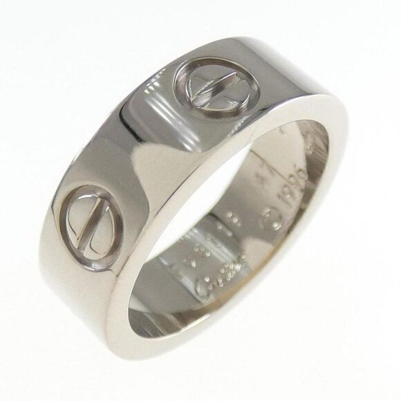 Cartier Love  Ring  EU 47 White Gold - Picture 1 of 4
